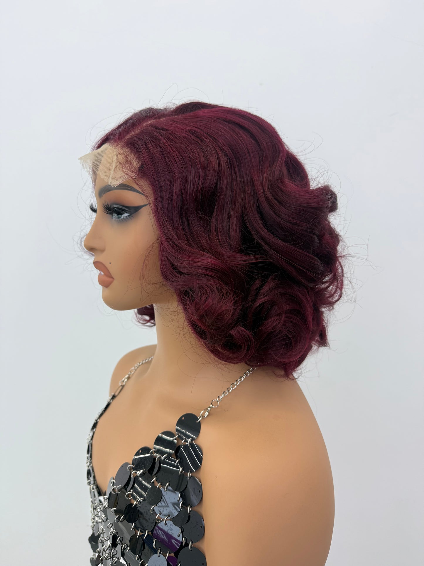 5×5 glueless lace sdd wig 14inch