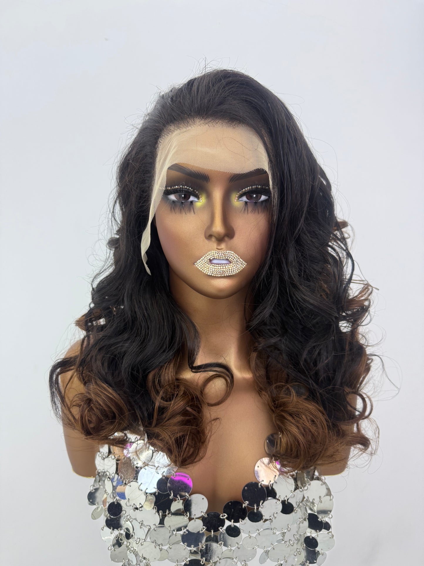 13×4 transparent lace sdd wig 18inch