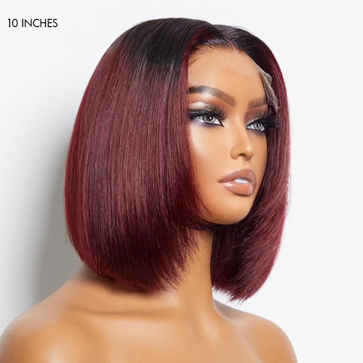 Ombre Dark Red Silky --test