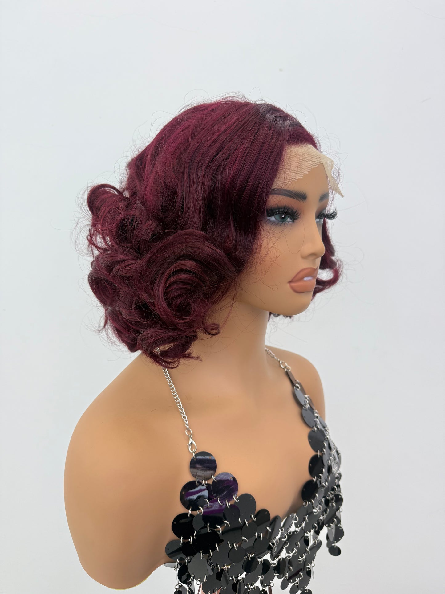 5×5 glueless lace sdd wig 14inch
