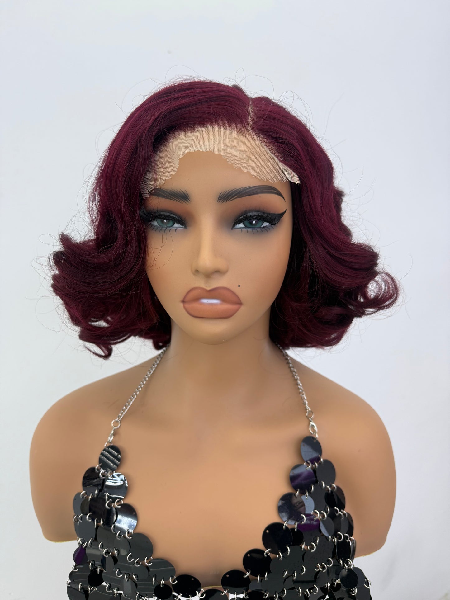 5×5 glueless lace sdd wig 14inch