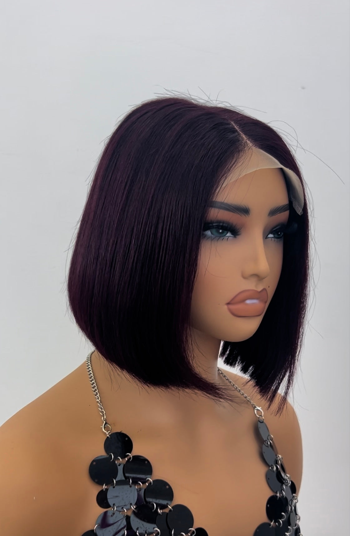 5×5 glueless transparent lace sdd Bob wig