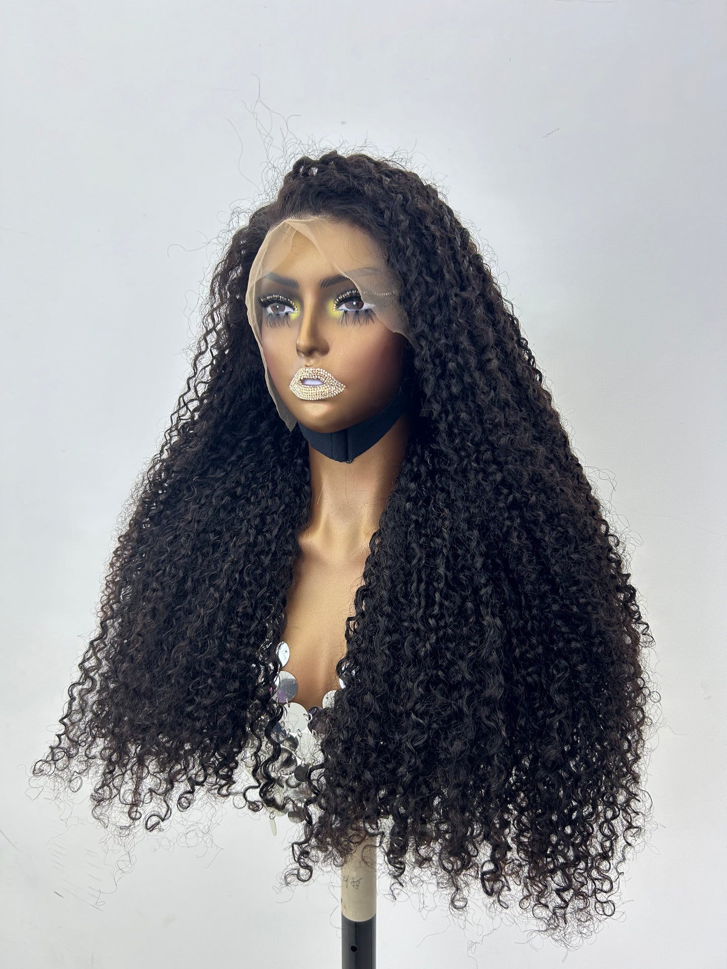 13×4 transparent lace frontal double drawn wig