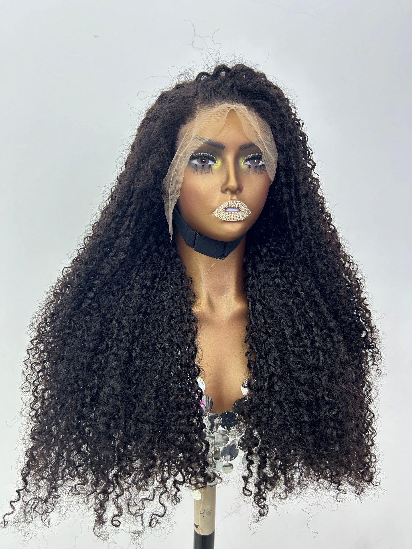 13×4 transparent lace frontal double drawn wig
