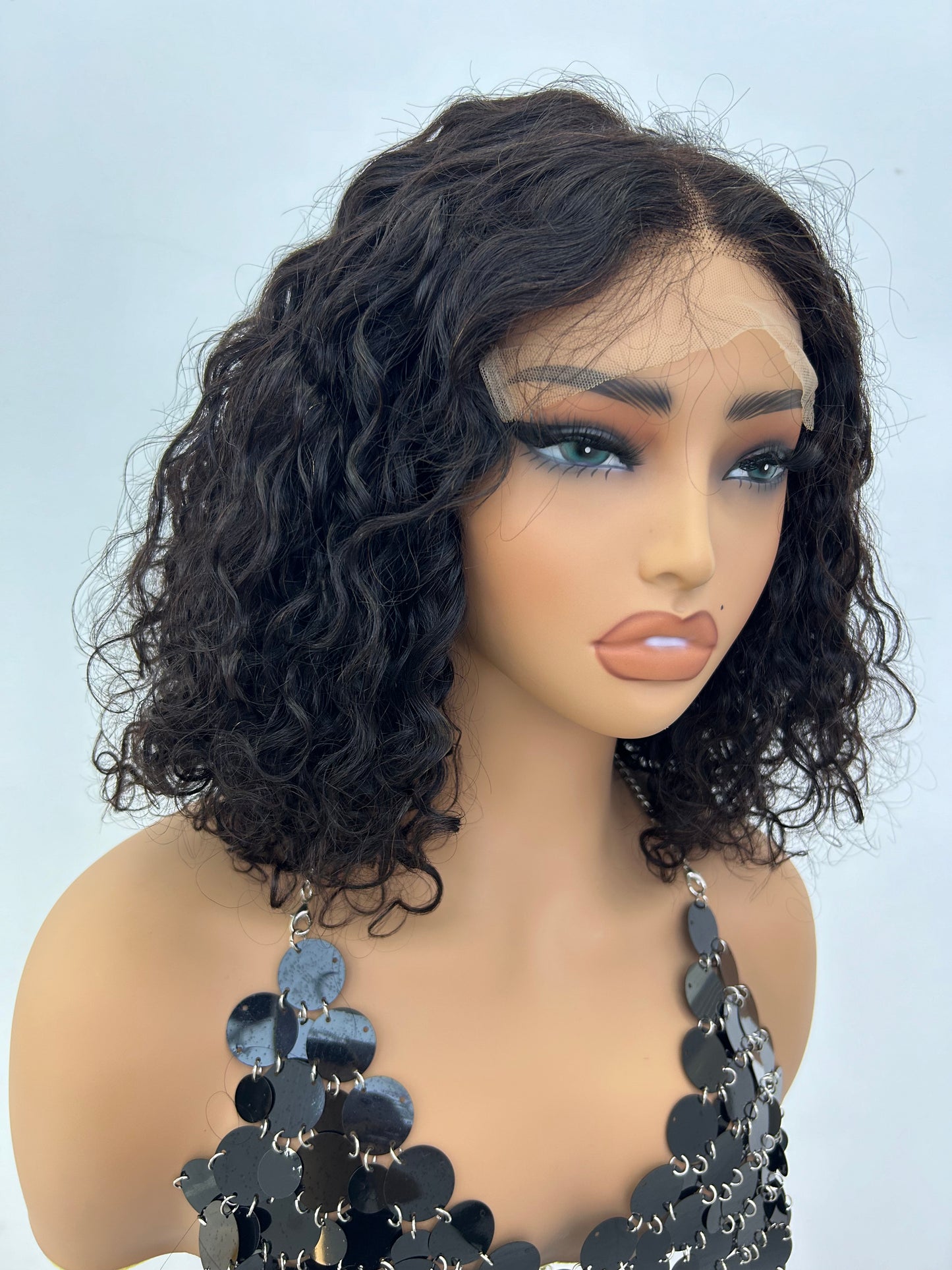 5×5 glueless transparent lace wig