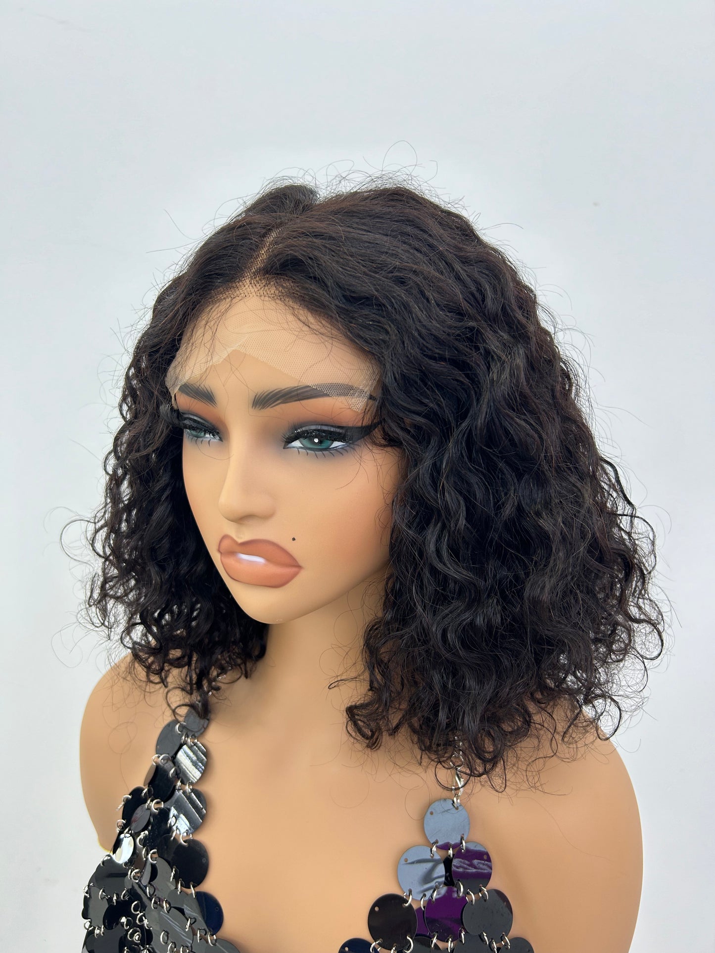 5×5 glueless transparent lace wig